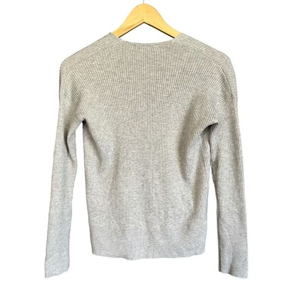 NWT Nordstrom Elodie Wool Blend Ribbed Wrap Sweater - Picture 3 of 5